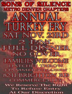 Sons of Silence Turkey Fry @ Sons of Silence Metro CH